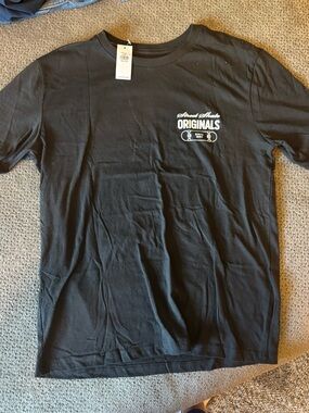 Old Navy Kids Black Short-Sleeve Tee with White 'Originals' Skate Graphic